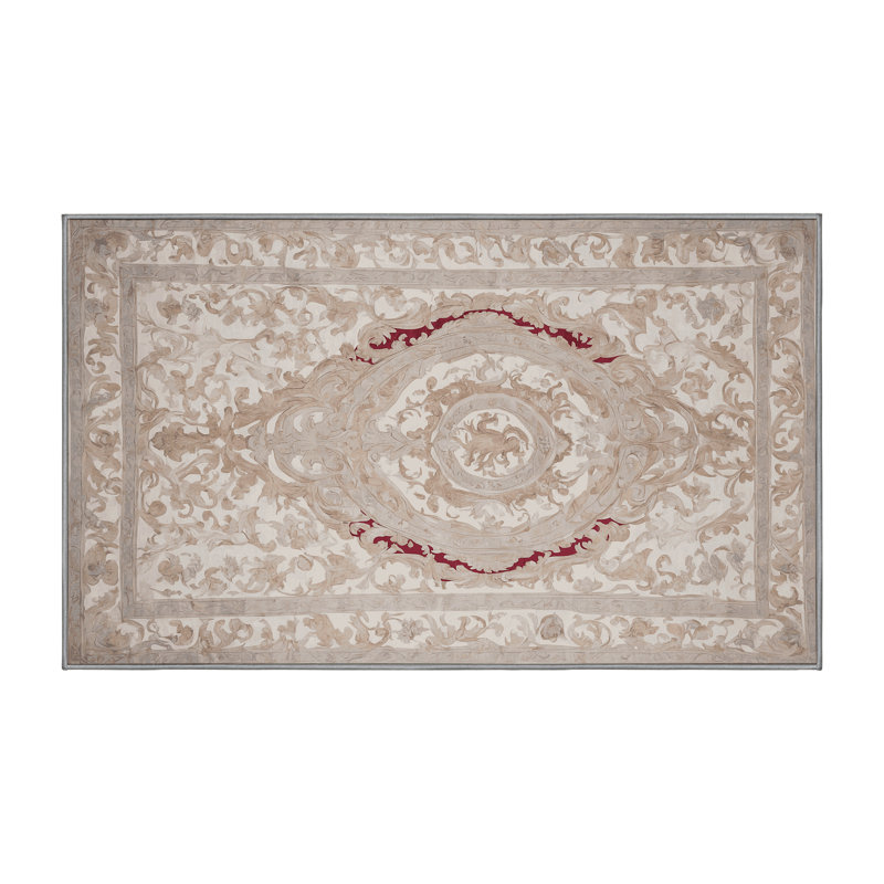 Tapis gris lavable à la machine, Rectangle 6 pi x 9 pi