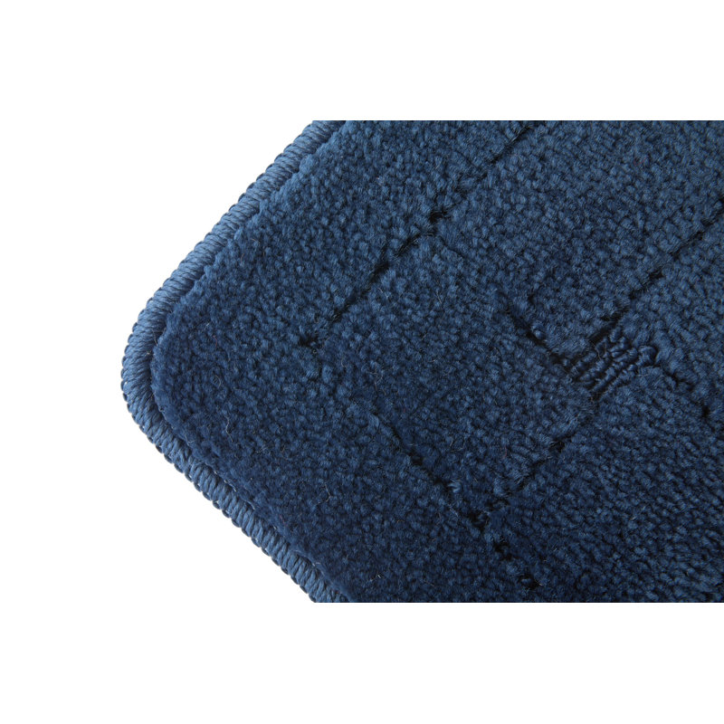 Architha Polypropylene Plastic Non-Slip Bath Mat, Navy