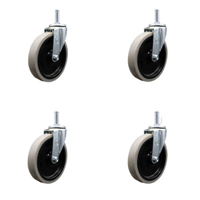 Thermoplastic Wheel Ring Stem Caster