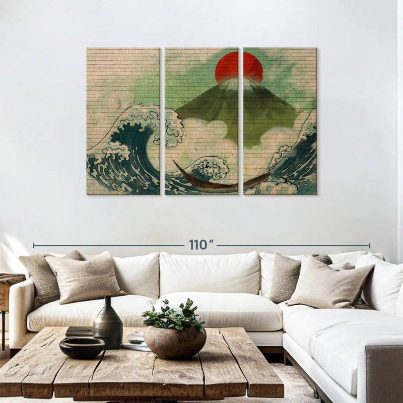 Alvord Mont Fuji Sunrise, H 48 po x l 74 po