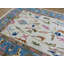 Tapis oriental turc Oushak coloré noué à la main 8 pi 11 po x 12 pi 2 po 93F82E2CC6654C70BB707AAAD4E2BC54