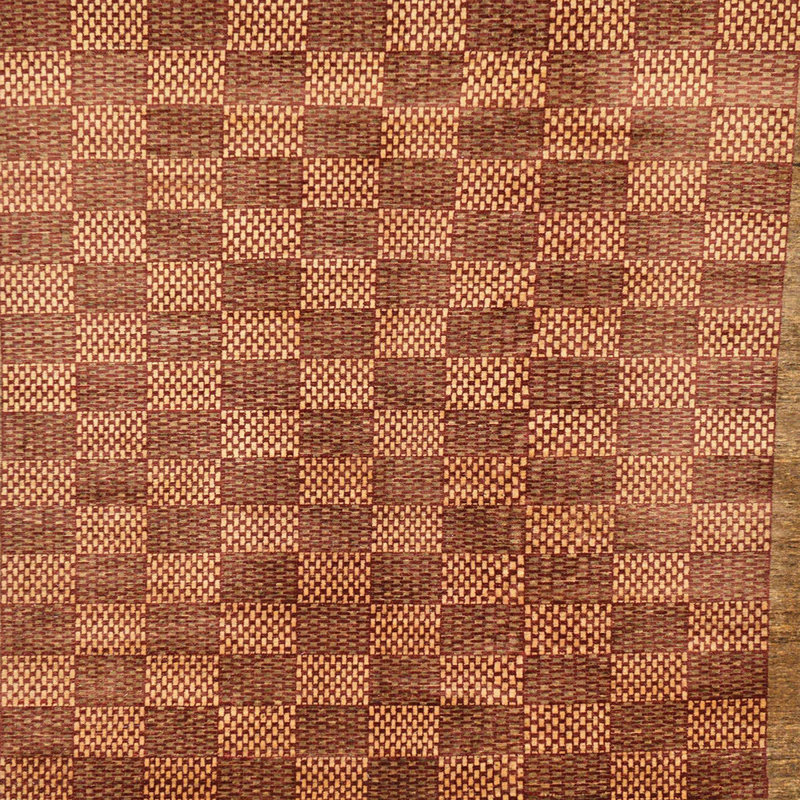 Tapis abstrait multicolore, Carré 5 pi