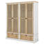 Armoire de rangement avec 2 tiroirs et tringle, armoire de style simple