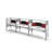 Pro-Biz Triple Side-by-Side Workstation with 6 Privacy Panels (Per Workstation) Benching Desks-18375423