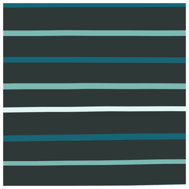 Couvertures à rayures bleues et grises, 60in W x 80in H