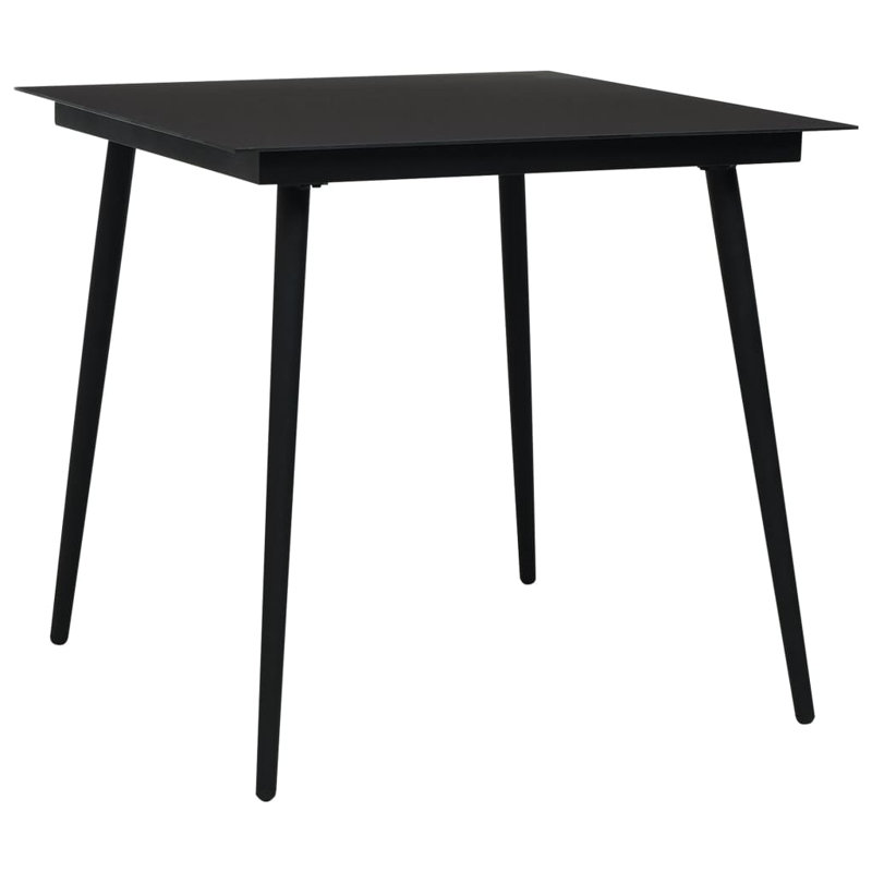 Dining Table, 31.5" W x 31.5" L x 29.1" H, Black