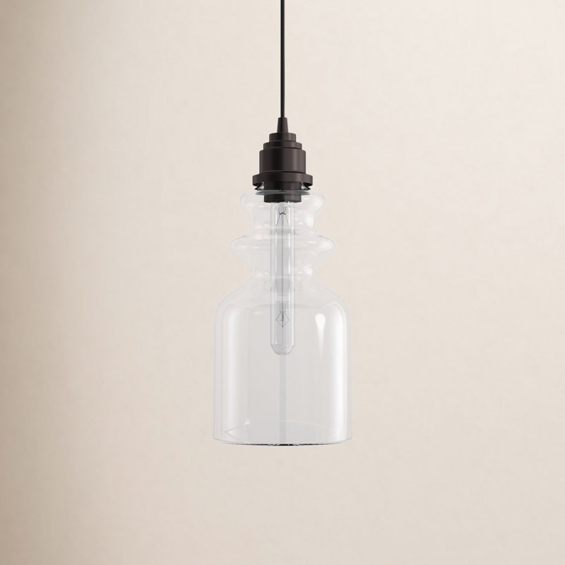 Cicely 1 - Light Single Pendant, Oil Rubbed Bronze