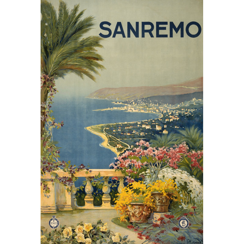 See San Remo - Wrapped Canvas Print, 30cm H x 20cm W