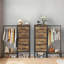 Armoire 4 tiroirs en tissu avec tringle-37217551