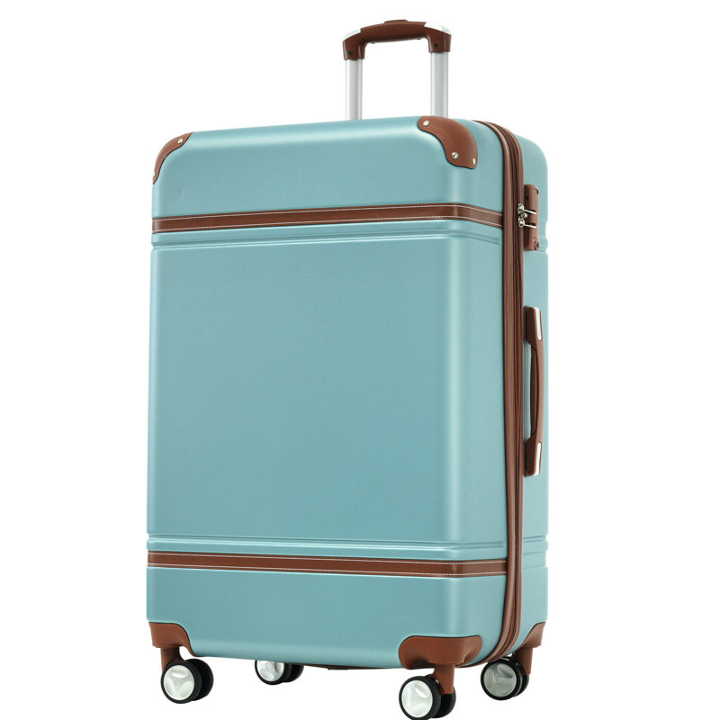 24 In Luggage : Lightweight Suitcase, Double Spinner Wheels, Tsa Lock, Extra Convenient Compartment, Travel Duffel And Toiletry Bag With Enlarged Space, Duffel, Case