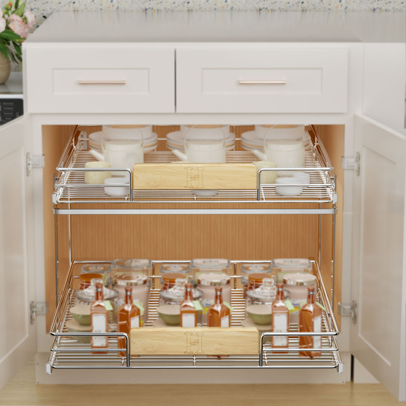 Rashun Pull Out Drawer, 15" H x 28.5" W x 21.5" D