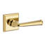 Federal Keyed Door Lever with Traditional Square Rose-1036318394-1037510316-1037510566