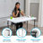 48 in. L Plastic / Acrylic Rectangular Adjustable Banquet Table