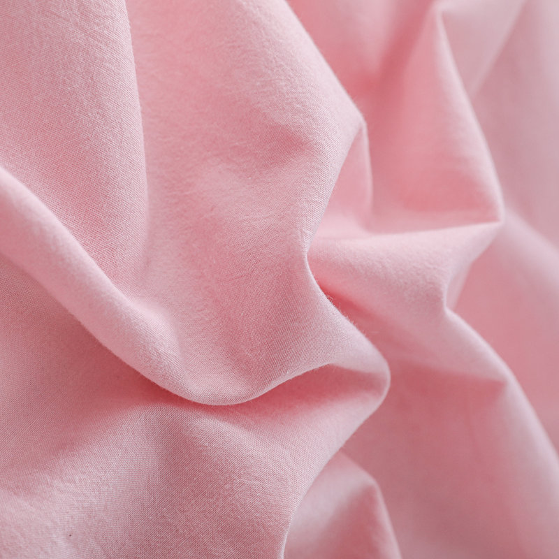 Pillowcases, Washed CottonBreathable Pillow Cases, Envelope Closure - NTBAY, Queen Pillowcases, Pink