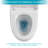 Ceramic One Piece Toilet,Dual Flush With Soft Clsoing Seat