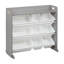 Rangement pour jouets - gris et blanc