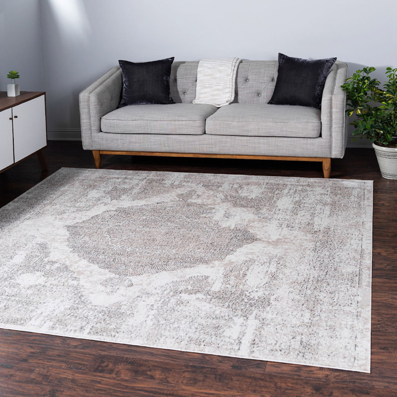Geddis Ikat Indoor Rug, Rectangle 10' x 13'