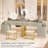 Grosmark Makeup Vanity Desk with Stool and LED Mirror-322306262