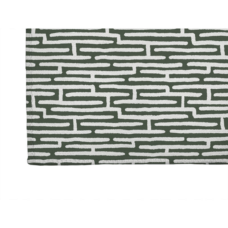Tapis d'extérieur antidérapant Twilight Labyrinth, Tapis de couloir 2 pi 6 po x 8 pi