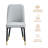 Modern 7-Piece Faux Marble Dining Table Set with Upholstered Chairs-505819573-506348732