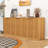 Wavy Sideboard with 6-Door Storage Cabinet, Multi-Functional TV Stand or Buffet Table for Living Room-888090203
