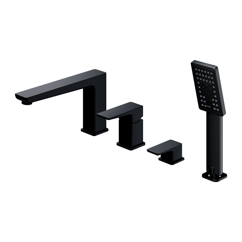 Elvin 1 Handle Deck Bath Shower Mixer Bath Filler with Diverter