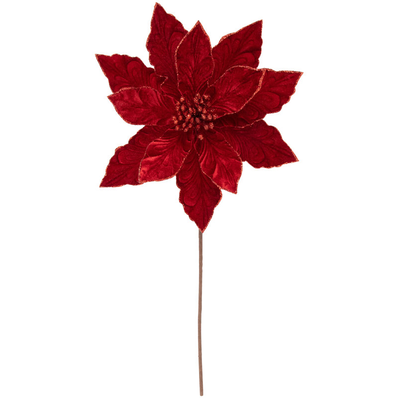 20'' Fabric Plants & Flowers Pick