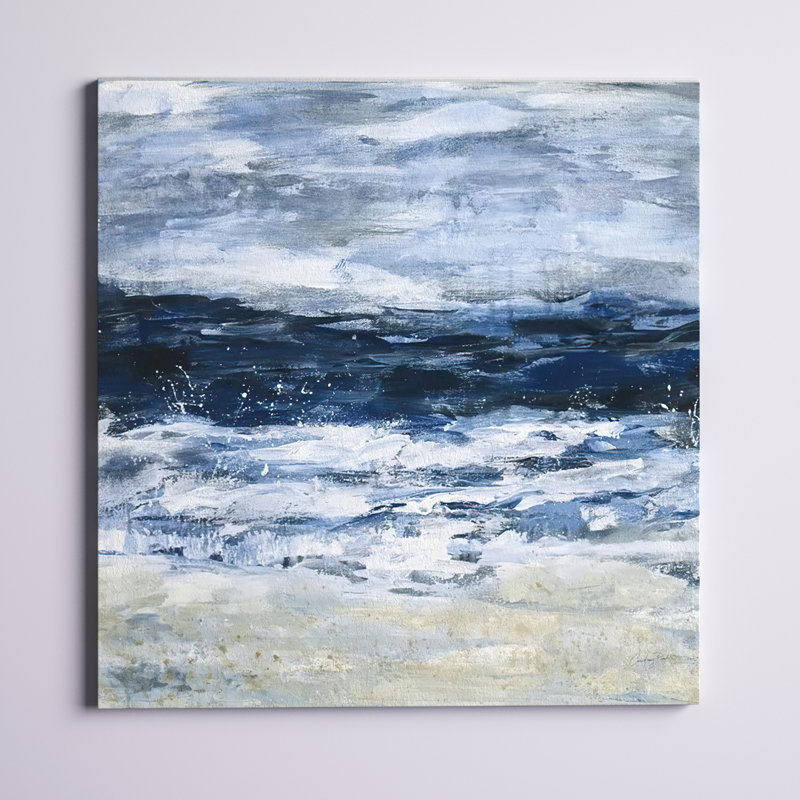 «Seaside Escape II» par Courtney Prahl - reproduction d'art sur toile, H 48 po x l 48 po x P 1,25 po, Toile tendue