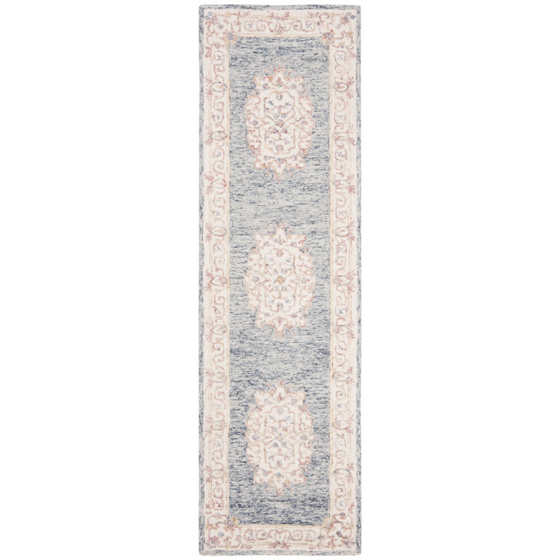 Bryon Hand Tufted Wool Oriental Rug, Runner 2'3" x 8'