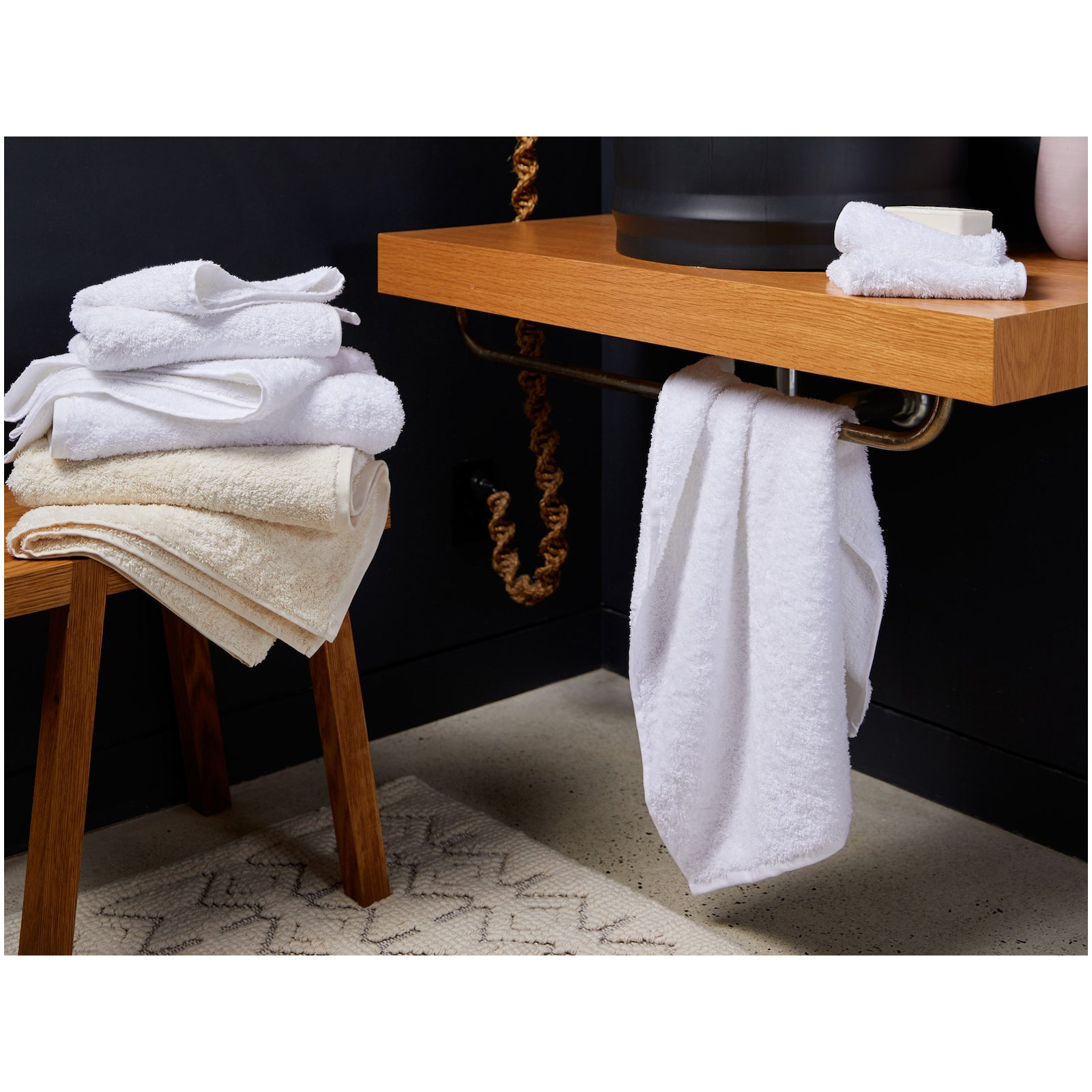 Cloud Loom Organic Bath Towel, Natural, Bath Towel - 1 Pack