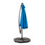 Parasol de patio 10 pi avec housse et cadre bleu foncé - Idéal pour l'extérieur Rouille - Stabilité accrue-132959369