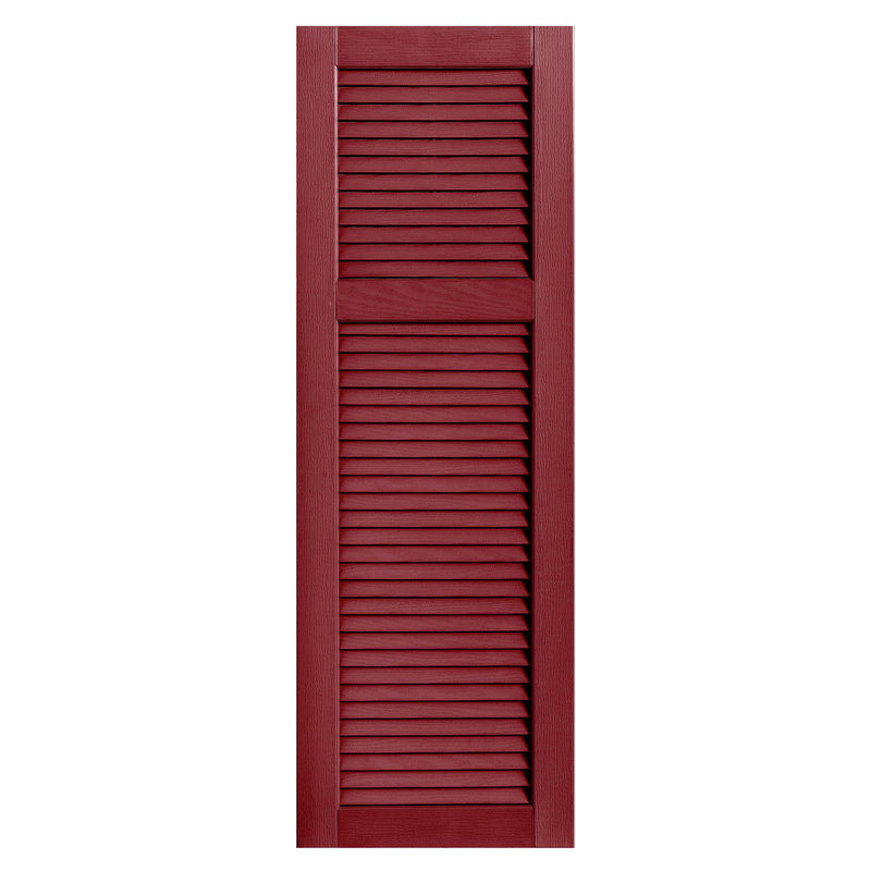 Paire de volets à persienne droite, Canneberge, 28 po, 16 po