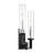 Cuyama 2 - Light Dimmable Matte Black/Polished Chrome Armed Sconce