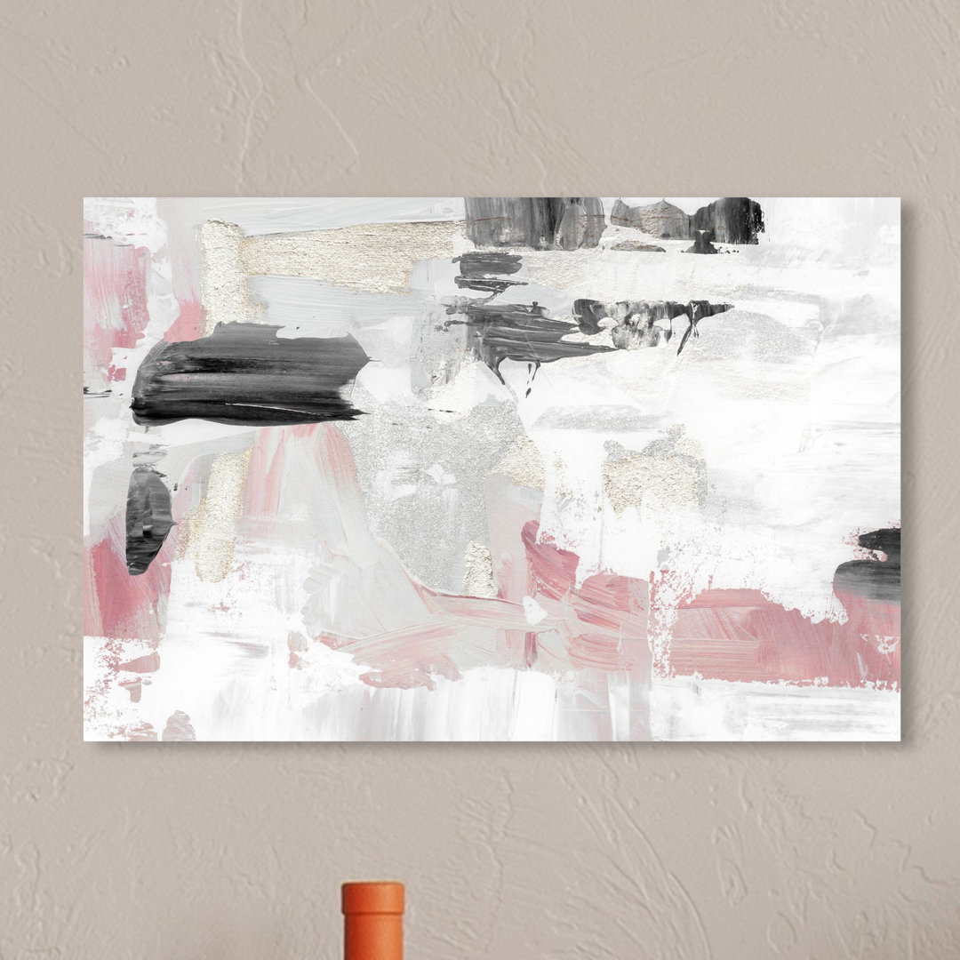 'Blush Rose Dream' Painting on Wrapped Canvas