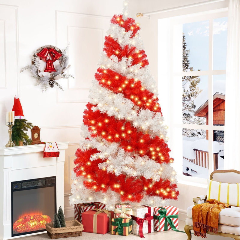 Arbre de Noël artificiel 6 pi avec lumières DEL