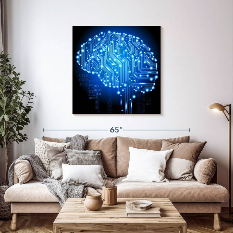 Keiri Cyborg Brain, 39" H x 39" W