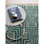 Hand Tufted Geometric Area Rug in Green-910302730
