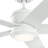 Brahm 56" Indoor Matte White Ceiling Fan with Integrated LED and Remote Control Included-1164227620