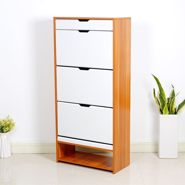 24 Pair Shoe Storage Cabinet Latitude Run