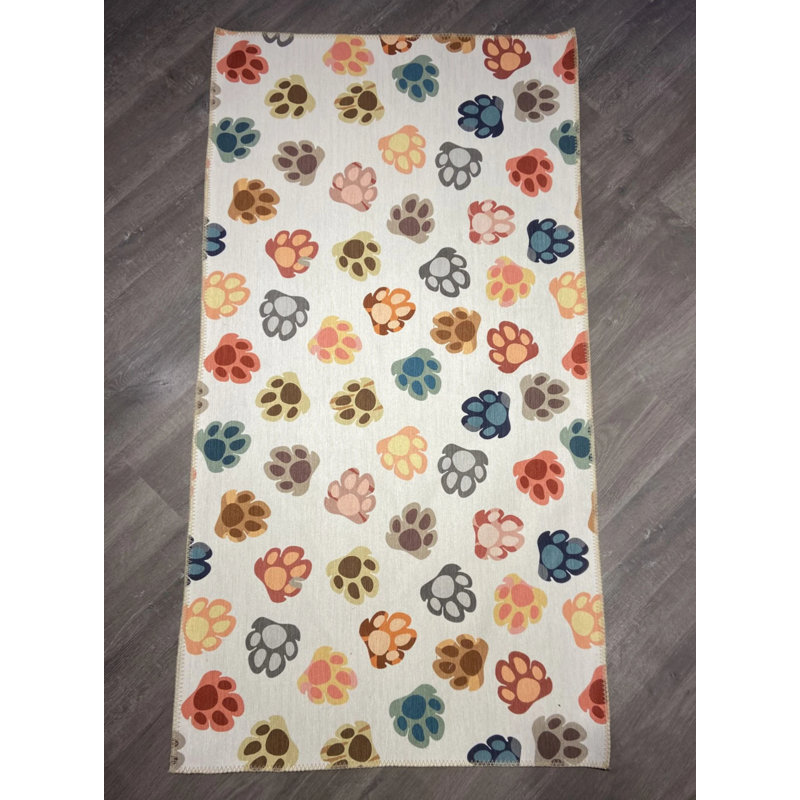 Tapis intérieur / extérieur en polypropylène tissé à la machine Deondric, Rectangle 5 pi 1 po x 7 pi 7 po