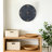 Gray Gold Round Analog Wall Clocks