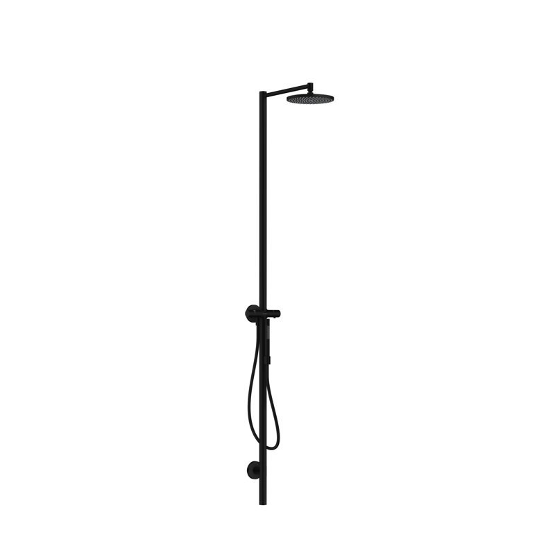 Starck 1.75 GPM Dual Shower Head, 1.75 GPM, Matte Black