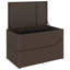 Chaise longue pliante avec coussin et rangement en rotin de polyester-2109448975-2109448972