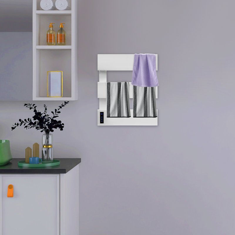 Chauffe-serviettes électrique mural Modern Minimalisme, Blanc