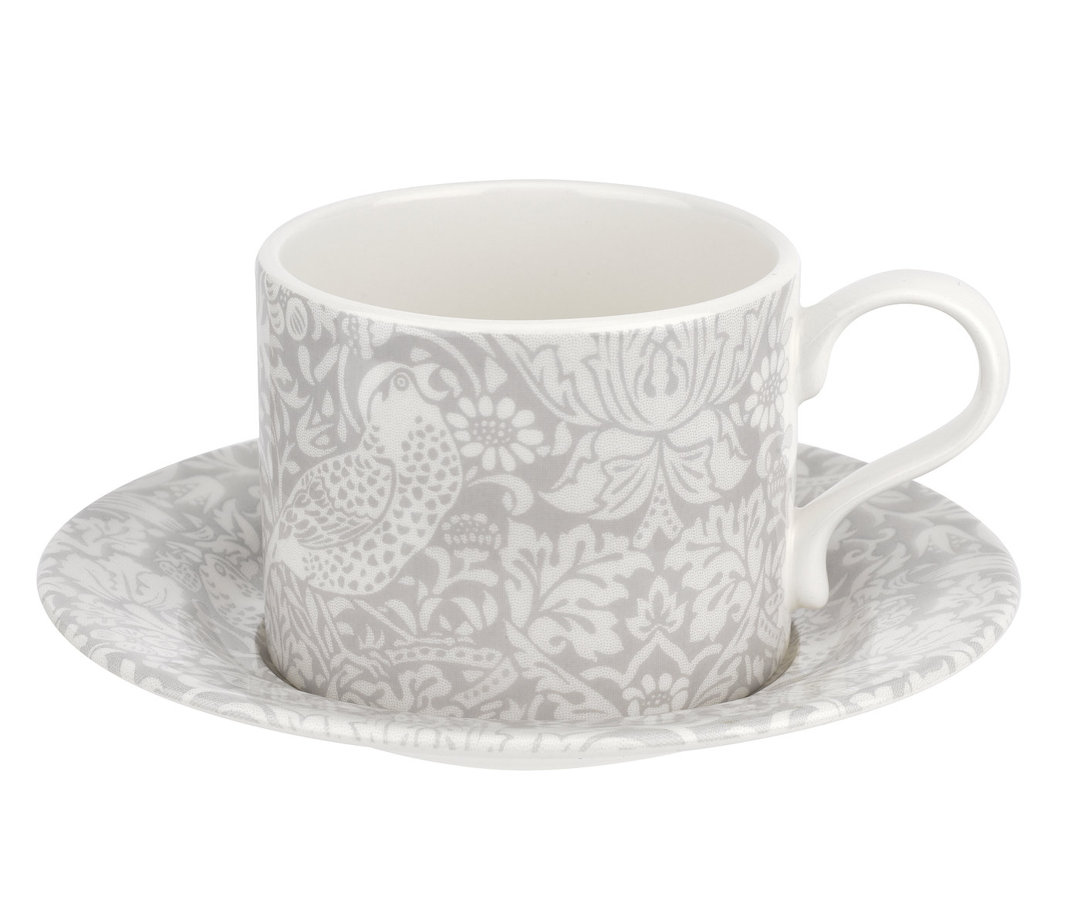 Morris and Co. Strawberry Thief Teacup & Saucer