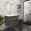 Ensemble de meuble-lavabo mural simple 30 po-70056046