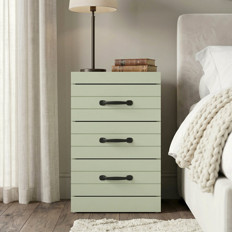 Allington Bedside Table, Sage Green