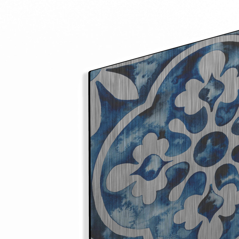 «Cobalt Tile I» par Grace Popp, H 12 po x l 12 po