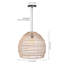 Luminaire suspendu en rotin 1 lumière-672087782