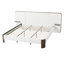 Lit plateforme tapissier Japonaise avec tables de chevet flottantes intégrées-124594251